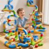 Electric Train Set, 88Pcs Flexible Race Train Track Block Toy for Kids