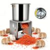 Electric Vegetable Chopper Shredder 2400W, Stainless Steel Food Processor with Large Feed Port, 3-4 Kg Per Feed, More Stable and Efficient Than 3000W Models