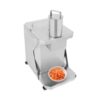 Electric Vegetable Dicer Chopper, 110V 100W Auto Food Processor Multifunctional Onion Chopper Food Dicer Shredder Processor w/3 Blades & 2.76in Food Inlet Diameter for Commercial Home Use