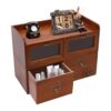 Eleeferri 6-Drawer Desktop Organizer Cabinet with Acrylic Door