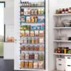 ElegantArray 9-Tier Pantry Door Organizer, Deep Gray