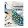 Elegant Peacock Diamond Art Kits for Adults, 5D Full Round Drill Diamond Painting for Beginners, Vintage Attic Magnificent Feathers DIY Crafts Gem Crystal Art Canvas for Home Wall Decor 20x24 Inch