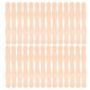ELEOUTI 70pcs Wavy Wooden Fan Handles 8 Inch Flat Craft Sticks Made of Natural Wood, for Auction Bid Paddles, Handcraft Projects, Summer Cooling, and Wedding Decorations