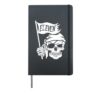Eleven Years Old Pirate Captain Flag Costume 11th Birthday Hardcover Journal, Black