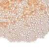 ELEZAPLY Iridescent Glass Tiny Bubble Beads Champagne 0.4-3mm 53g