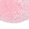 ELEZAPLY Iridescent Glass Tiny Bubble Beads Pink 0.4-3mm 50g