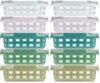 Ello Duraglass 3.4 Cup Glass Meal Prep Containers, 10 Pc, 10 Pack, Olive Tree