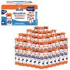 Elmer's BlooStick Buddies Glue Sticks, Disappearing Blue, Anti-Roll Cap Design, Unique Characters, 6 Grams, 48 Count - Classroom Supplies, #1 Teacher Brand