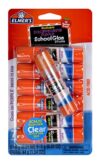 Elmer's Disappearing Purple (6g) and Clear Re-Stick School Glue Sticks (8g), Washable, 6 Grams, 7 Count