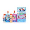 Elmer’s Neon Sky Slime Kit, Includes Transparent Color Liquid Glue, Crunchy and Cherry Limeade Scented Activators, 4 Piece Kit - Arts & Crafts, Birthday Party Gift, Creative Activity