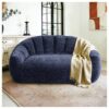 Elyveont Bean Bag Chair, Oversized Bear Paw Sofa for Living Room, Blue