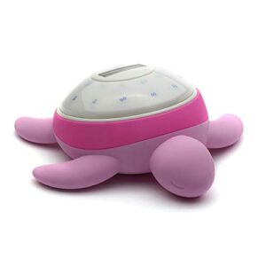 emagine A Tick Tock Turtle - Leilani (Pink) Kids Alarm Clock with Wake-Assist Sleep Cycle Detection, Sunrise Alarm Clock, Sleep Aid, Night Light for Kids, Sleep Training Clock, Visual Timer for Kids
