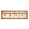 EMASDGEY Portable Wooden Abacus Chinese Abacus Calculator 13 Column 15 Column 17 Toddler Counting Toys for Students Wooden Beads for Counting Toy for Math