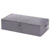 EMASDGEY Underbed Storage Bag with Zip Foldable Thick Breathable Underbed Clothes Storage Bags for Clothing Duvet Comforters Quilt Bed Bottom Box