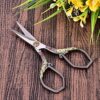 Eminchu Vintage Stainless Steel Sewing Scissors, Classic Cutting Tool with Bright Finish, Ideal for Dressmaking Fabric Crafts Fishing Line Thread