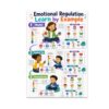 Emotional Regulation Learn by Example Poster for Classroom, 13x19 Inch, Portrait, Unframed