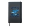 Empathy Over Everything Blue Puzzle Heart Awareness Design Hardcover Journal, Black