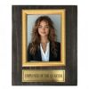 Employee Award Plaque, 8x10 Inch Wooden Photo Plaque for 4x6 Inch Photos
