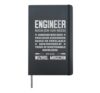 Engineer Definition Funny Noun Engineering Dictionary Term Hardcover Journal, Black