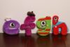 ENGLISH TREE Official Alphabet Plush Toys EFGH Set - Stuffed Alphabet Letter Toys - Perfect for ABCs Learning - Educational Toddlers and Preschoolers, Kids Ages 3-9