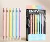 ENMY Acrylic Fineliner Pen, 6Pcs Aesthetic Colors 0.7mm Fine Point Retractable Markers, Colorful Drawing Pen for DIY, Outlining, Sketch, Note-Taking, Strong Coverage Pens for Artist (Macaron color)