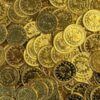 Entervending Reward Coins Vending Machine Tokens - Quarter Size 50 pcs 0.984" Tokens - Prizes and Giveaways for Treasure Chest, Pirate Treasure, Game Pieces