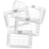 Envelope Addressing Template Notebook Plastic Stencil Set 4pcs