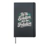 Environment Climate Change Earth Day Hardcover Journal, Black
