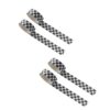 Enyolidimk 4 Pcs Black White Decorative Washi DIY Fade-Resistant Arts Black and White Washi Tape and Crafts Tape Arts Tape Compact Checkerboard Pattern Paper Tape and Crafts Tape ，Adhesives