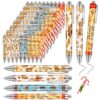Epakh 25 Count Christmas Ballpoint Pens Bulk with Multiple Scented Gel Retractable Black Ink Scented Pen Christmas Party Gifts Stocking Stuffers Holiday Classroom Gifts Stationery Supplies