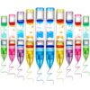 Equsion 10 Pcs Liquid Motion Bubbler Pen Toy Colorful Timer Pens for Focus, Stress, Anxiety Relief Sensory Toys for Back to School Classroom Birthday Kid Gift Office Supply (Bright Color)