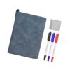 Erasable Whiteboard Notebook with Marker for, Gray