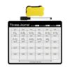 Erase Calendar Fridge - Daily Magnetic Slimming Notepad, Reusable Planning