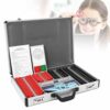 ERICAT 266 Pcs Plastic Rim Lenses, High Precision Optical Lens Optometry Kit With Aluminum Case, Clear Convenient Markings & Widened Lens Gap, Durability And Easy Portability, For Opticians