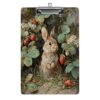 ErinBarice Vintage Farm Bunny Rabbit Acrylic Clipboard 8.5X 12.5 in