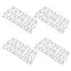 ERINGOGO 4set Metal Alphabet Die Cuts Set for Card Making 26 Capital Letters Carbon Steel High Precision Cutting and Embossing Stencil Tool for Scrapbooking and Birthday Decor