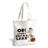 ERJHFGHU Funny Duck Tote Bag, Ducks Sake Quote Humorous Shoulder Bag