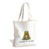 ERJHFGHU Funny Frog Canvas Tote Bag, Fantasy Knight Animal Handbag