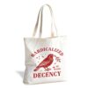 ERJHFGHU Vintage Raven Tote Bag, Funny Quote Shoulder Bag