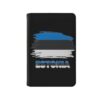 Estonians Flag Passport Holder Cover PU Leather Passport Wallet with Card Slots Travel Essential for Travel Women Men Family Travels Must Haves Essentials