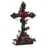Eteloome Ghotic Building Blocks Set, Cross Rose Building Toys 1334PCS