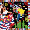 EUOYUFO Hispanic Heritage Month Bulletin Board Decorations Set, Spanish Classroom Decor with Latin American Flags, Paper Flowers, Map Cutouts, Border and Background for School Door Wall Display