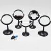 EUQKKWLOY 5pcs Physical Optics Experiment Set Convex Lens Concave Lens Plane Mirror Convex Mirror Optical Lens Used for Student Optical Experiment Equipment