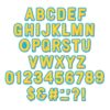 Eureka Seas The Day Letter, Number, Punctuation Mark, and Symbol Classroom Decorations for Teachers, 4" H, 182 Pieces, Blue