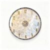 European-Style Natural Seashell wall Clock，a Creative Silent Metal Digital wall Clock with no Ticking Sound，Suitable for Living Rooms, entryways, bedrooms, and Offices，40 cm in Diameter