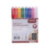 Europel Liquid Chalk Markers Waterproof 3 mm Tip, 8 Colour Set for Windows, Chalkboards and Signs, Chalk Pens for Menu Boards, Café, Restaurant, Hotel and Retail Business