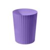 Eurysman Hand Small Plastic 2 Gallon Trash Can- Purple