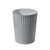 Eurysman Small Platic 2 Gallon Trash Can - Compact Wastebin for Bathroom, Kitchen, Office, Home Use Hand- Grey