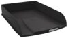 Exacompta - Ref 11114D - Set of 6 COMBO STYLI Neo Deco letter trays - for documents in A4+ format - size 34x25x6.5cm - label holder - can hold 500 sheets - color black