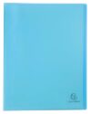 Exacompta 10 display books Chromaline Pastel A4 40 pockets blue
